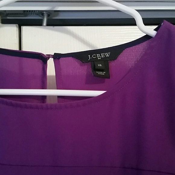 J. Crew purple blouse - Picture 3 of 4